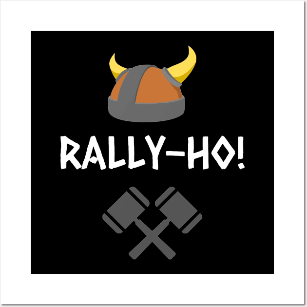 Rally Ho, FFIX Edition (White Text) Wall Art by The Bookwyrm's Hoard